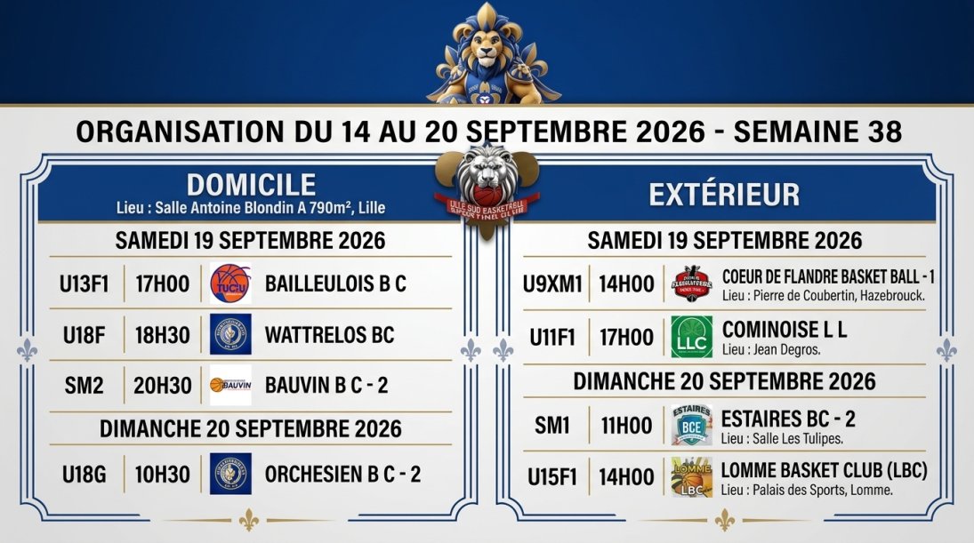 Match de la semaine