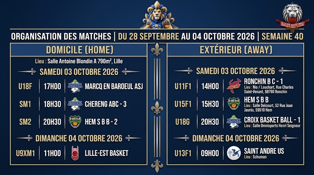 Match de la semaine